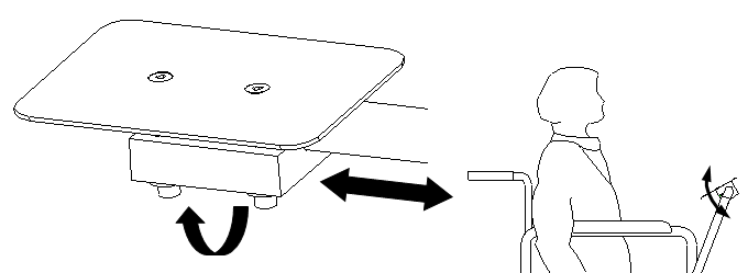 Disposition of the plate on the tube