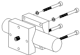 Mounting the bracket in horizontal position