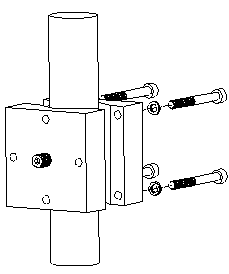 Mounting the bracket in vertical position